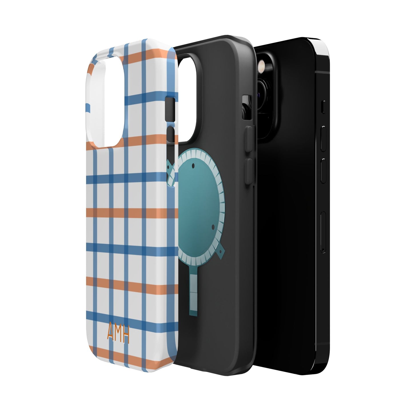Tailgate Tartan - Blue & Orange