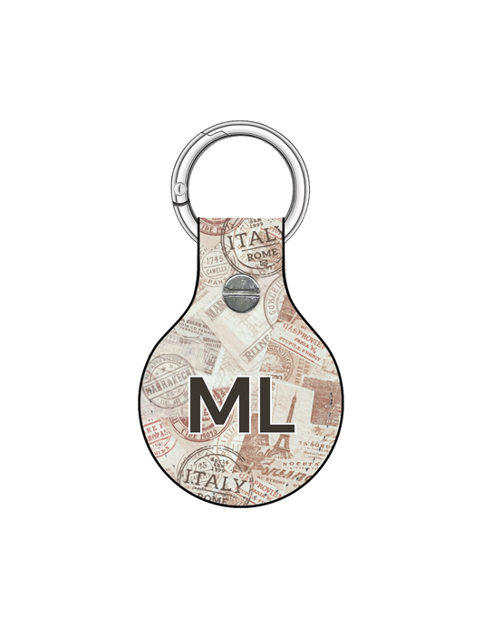 Stamped For Adventure Airtag Holder