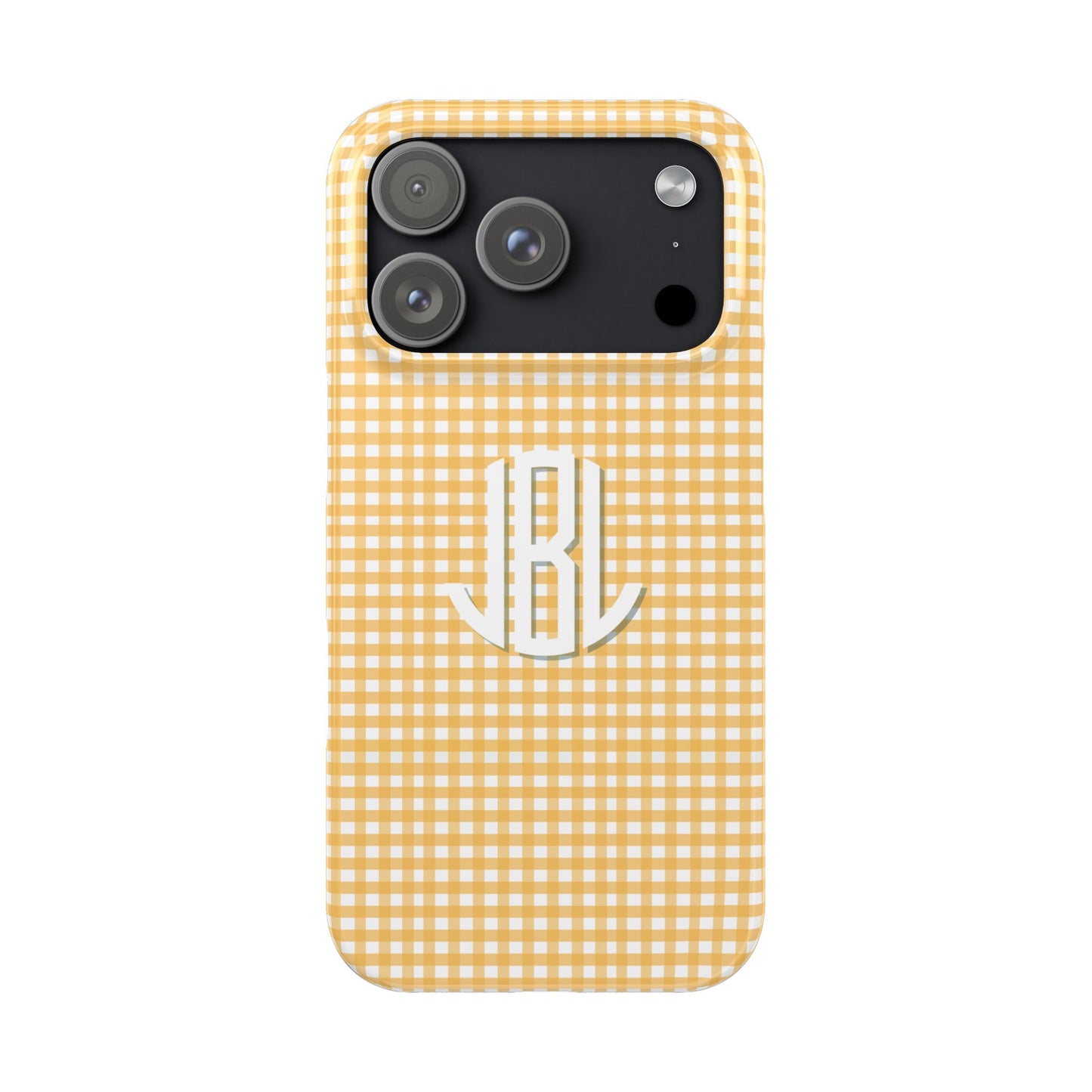 Game Day Gingham - Athletic Gold Slim