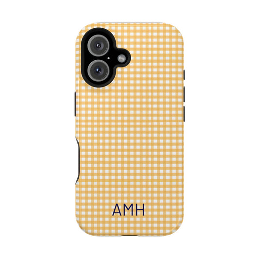 Game Day Gingham - Athletic Gold