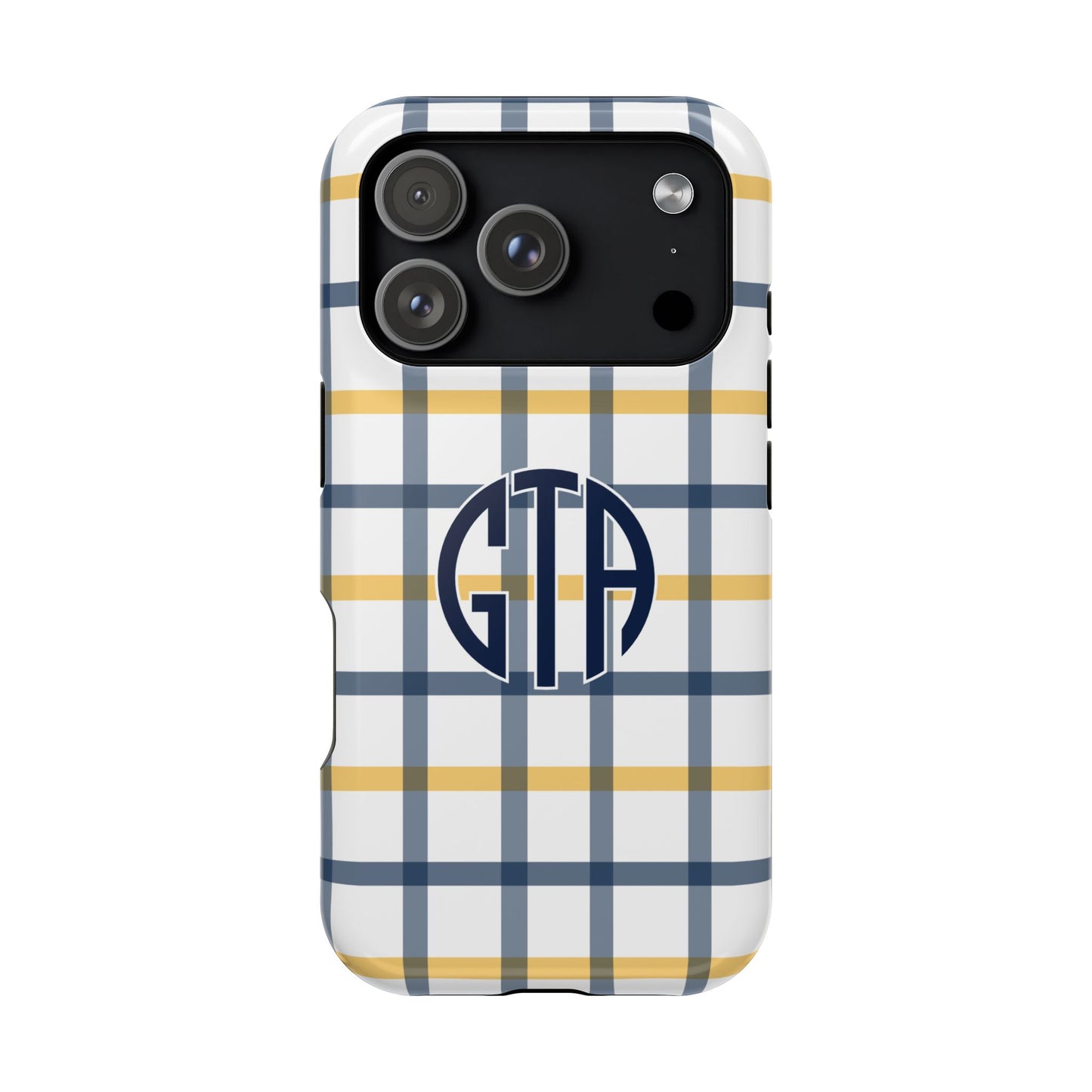 Tailgate Tartan - Navy & Gold