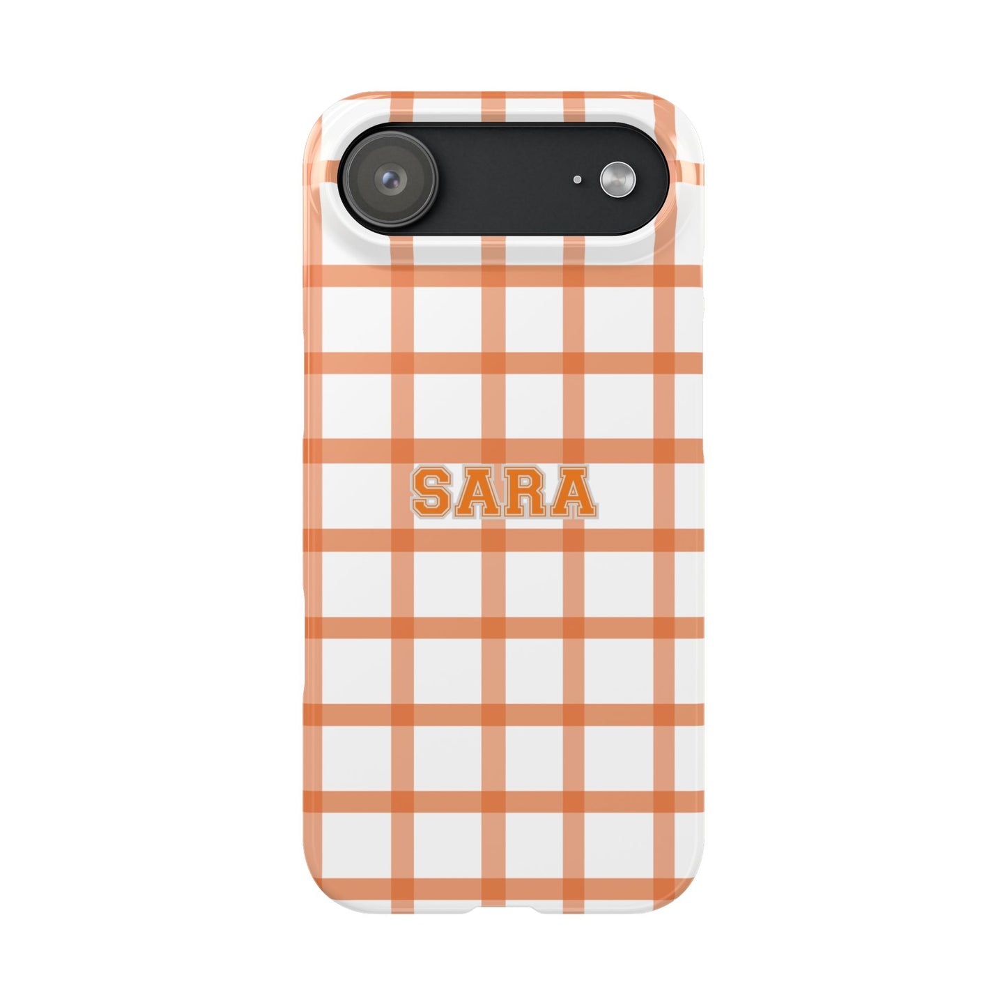 Tailgate Tartan -Orange Slim