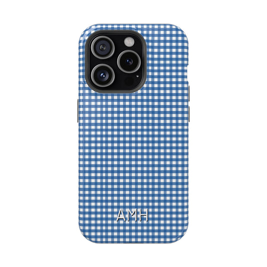 Game Day Gingham - Blue