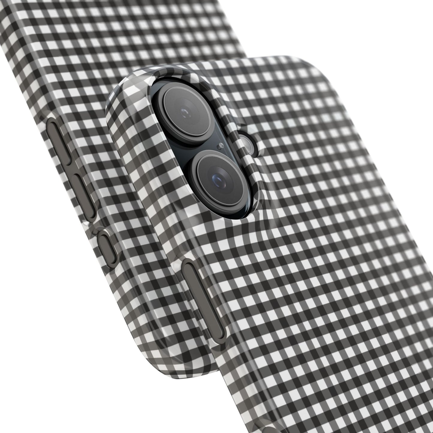 Game Day Gingham -Black Slim