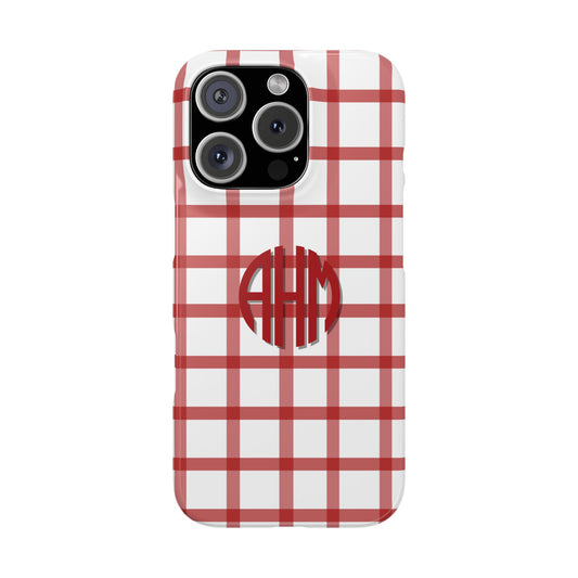 Tailgate Tartan - Red Slim