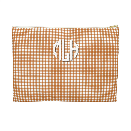 Game Day Gingham - Burnt Orange