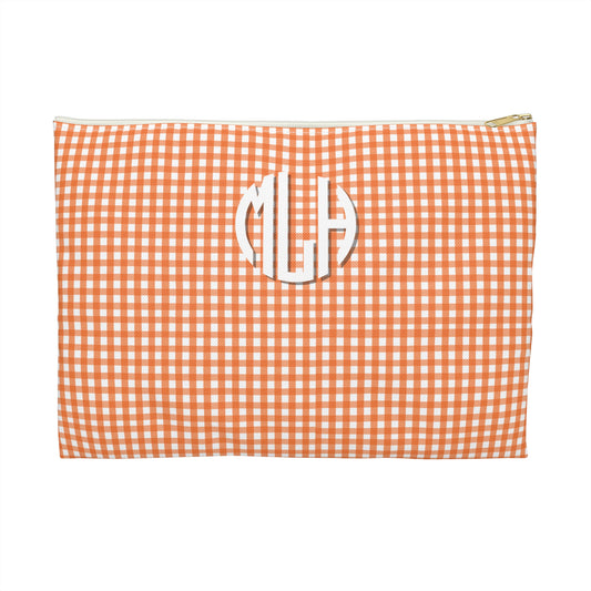 Game Day Gingham -Orange