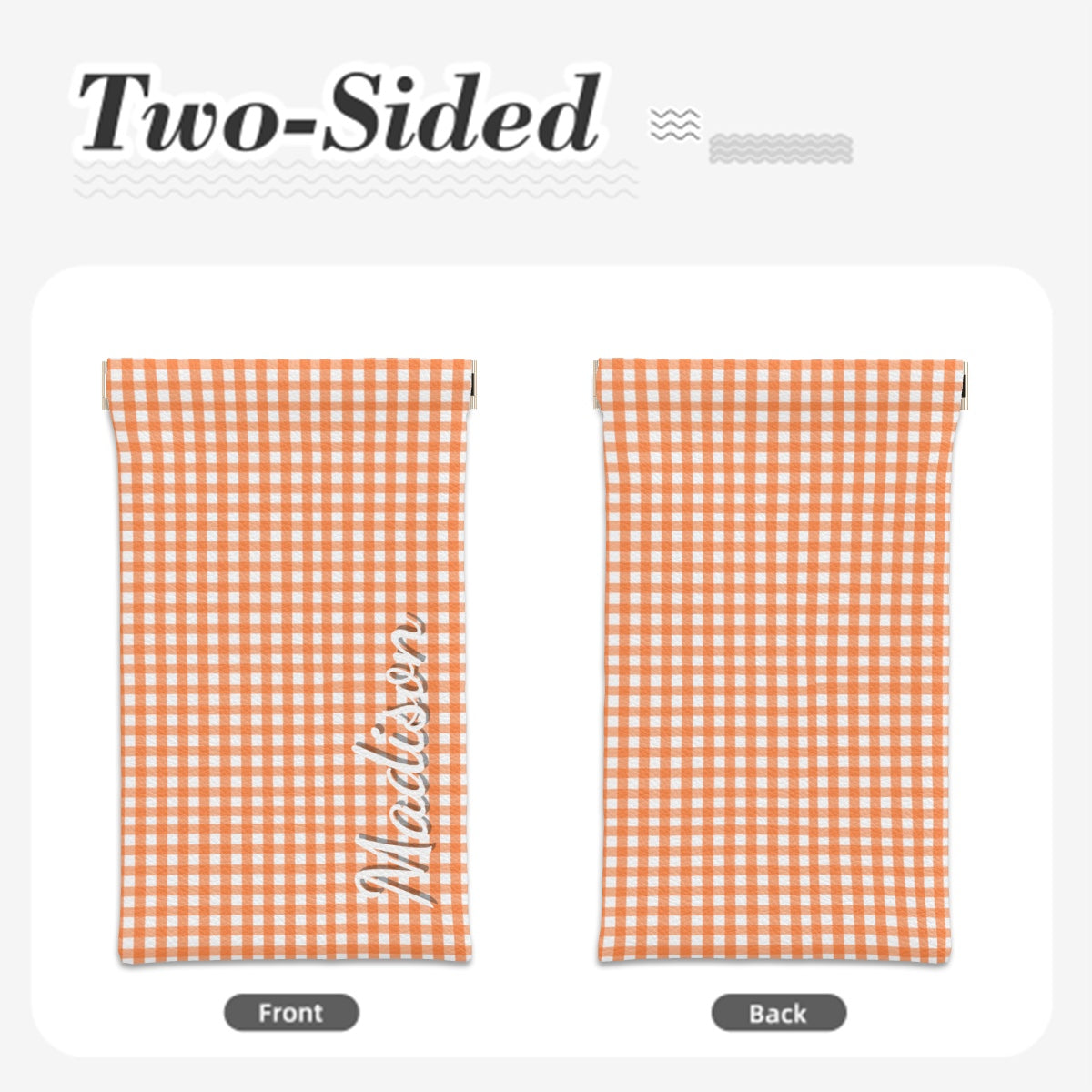 Game Day Gingham - Orange