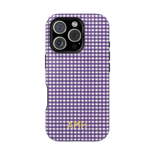 Game Day Gingham - Purple