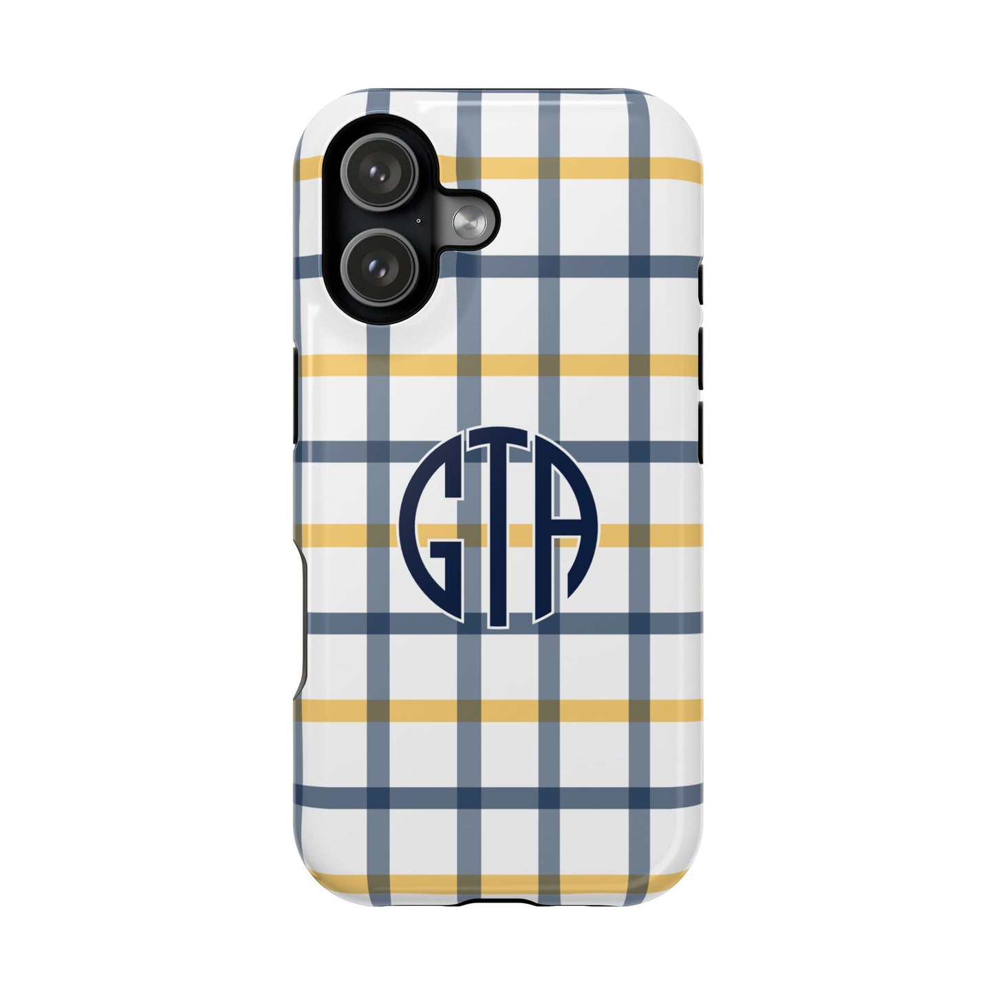 Tailgate Tartan - Navy & Gold