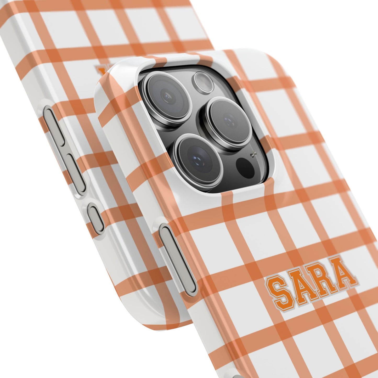 Tailgate Tartan -Orange Slim