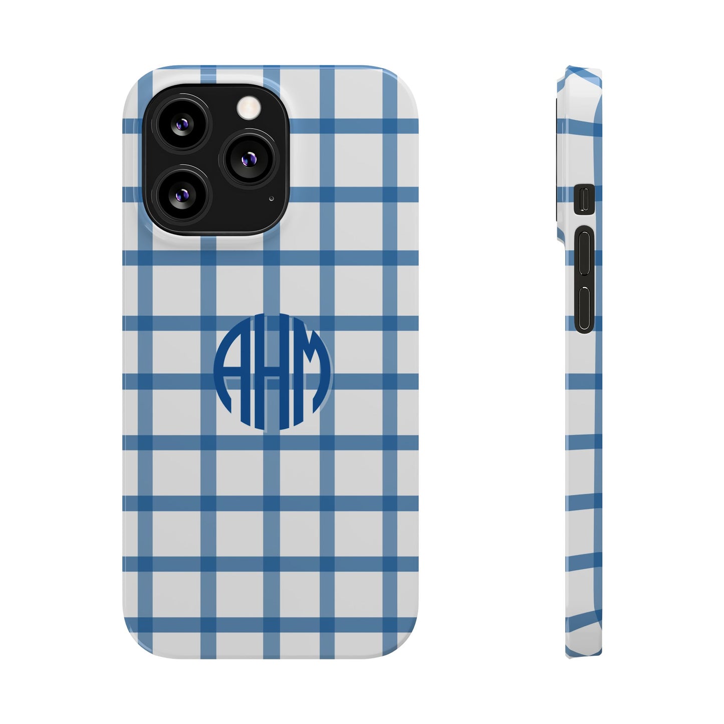 Tailgate Tartan -Blue Slim