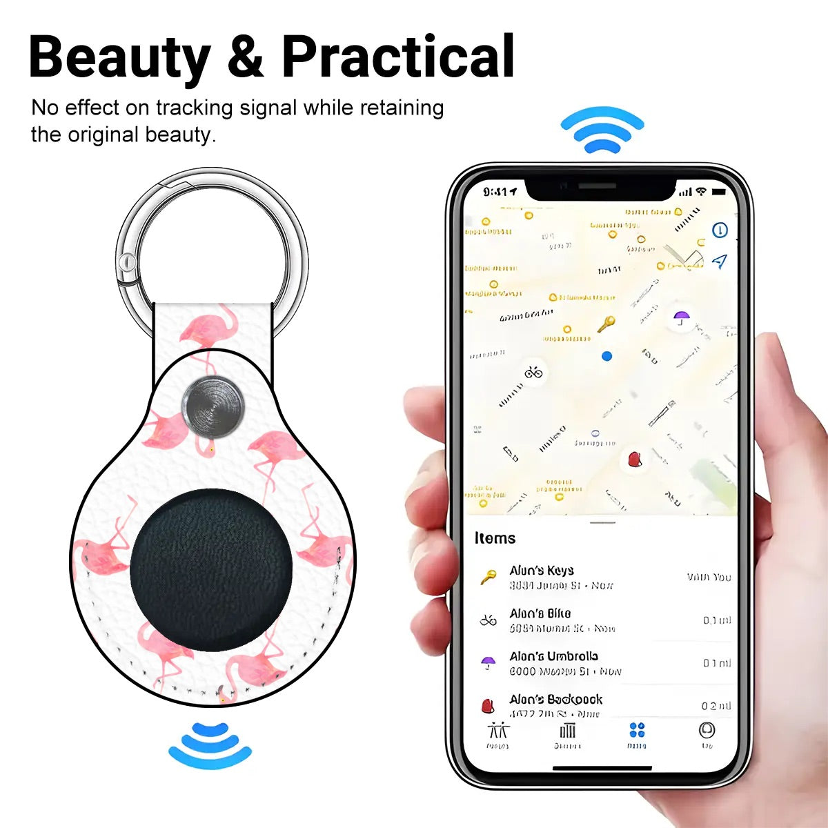 Pink Parade Airtag Holder