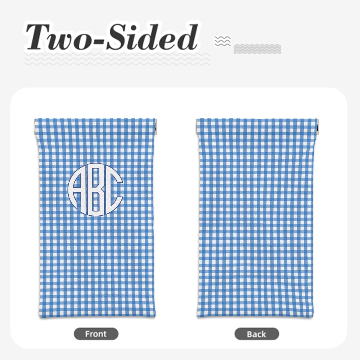 Game Day Gingham - Blue