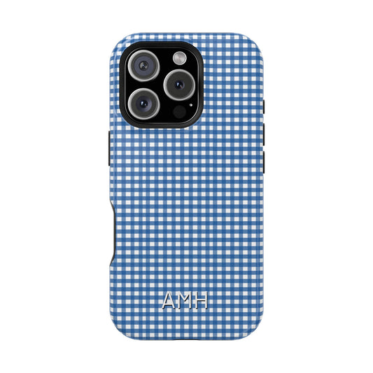 Game Day Gingham - Blue