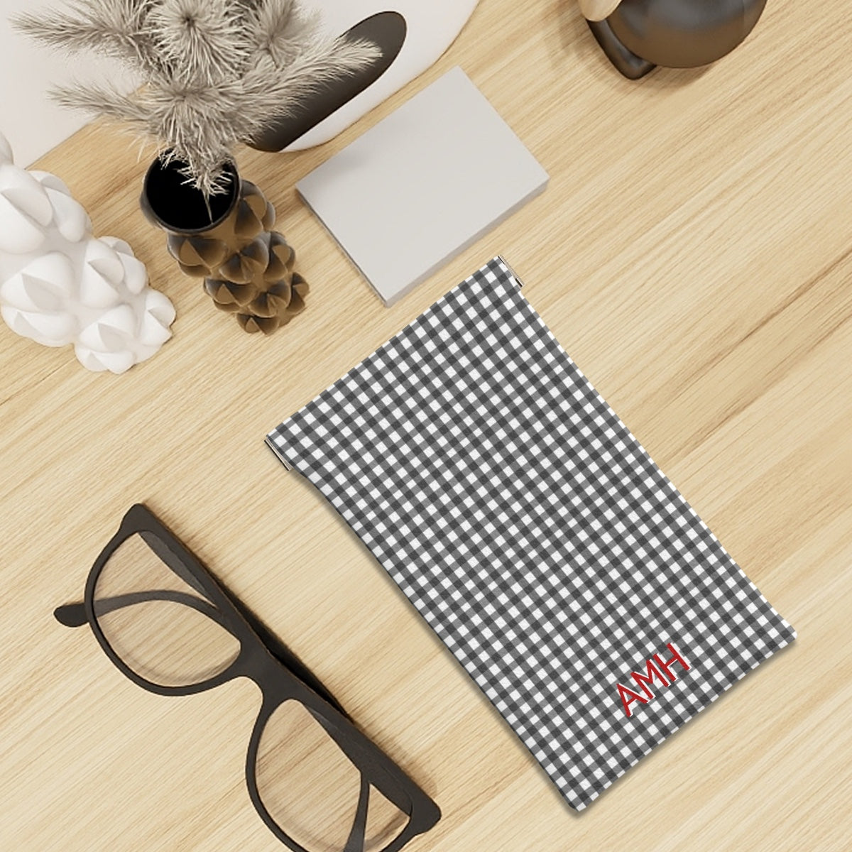 Game Day Gingham - Black