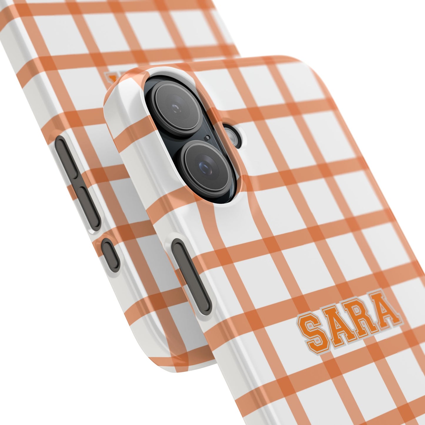 Tailgate Tartan -Orange Slim