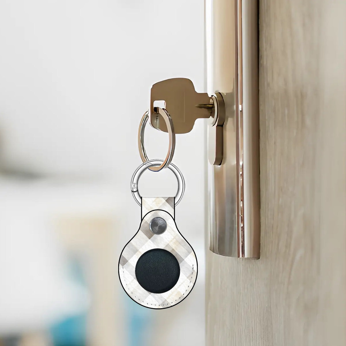 Gray Flannel Airtag Holder