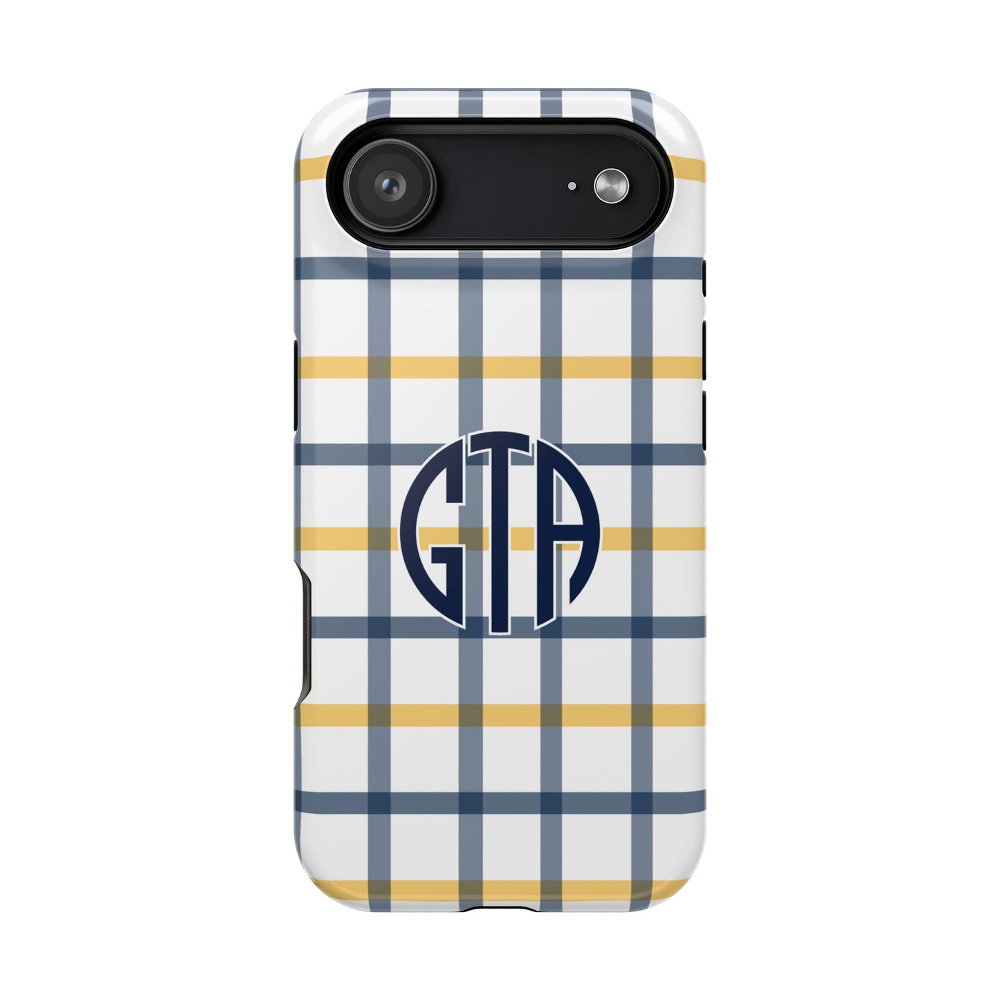 Tailgate Tartan - Navy & Gold