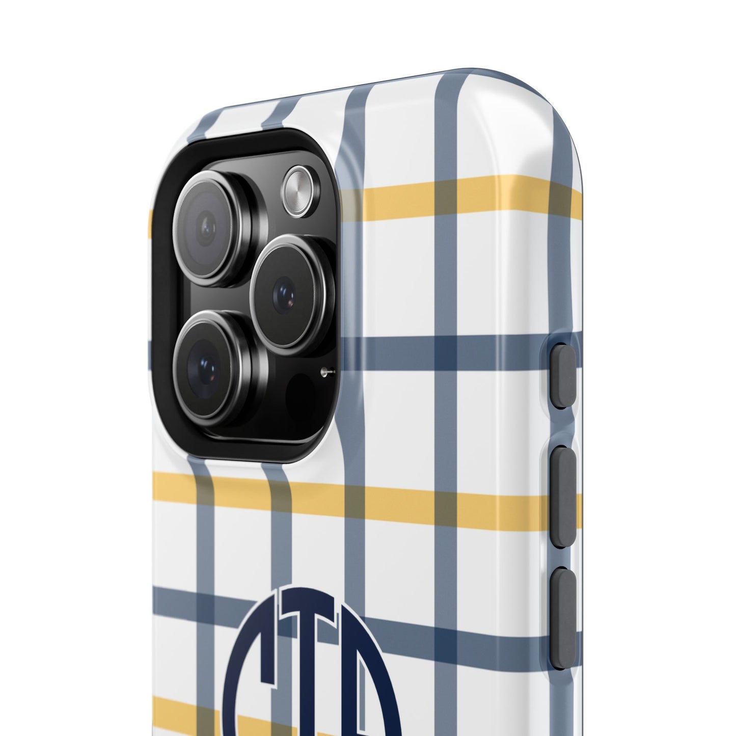 Tailgate Tartan - Navy & Gold