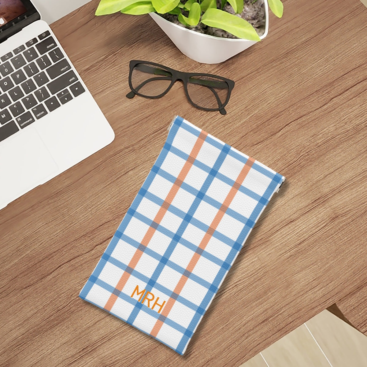 Tailgate Tartan - Blue & Orange