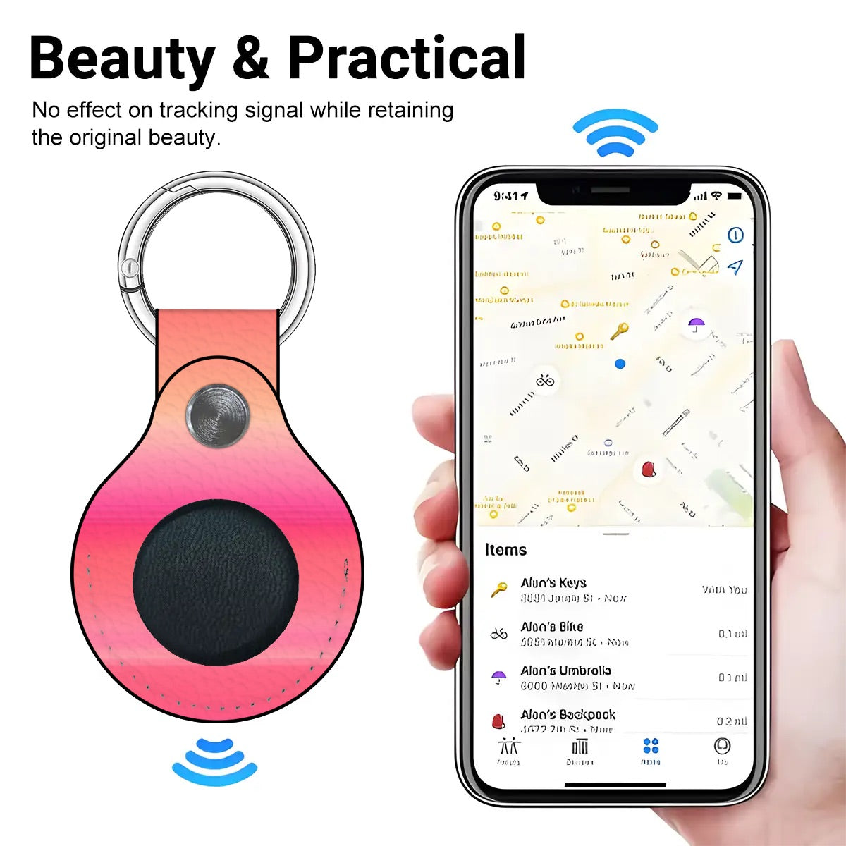 Sunset Airtag Holder