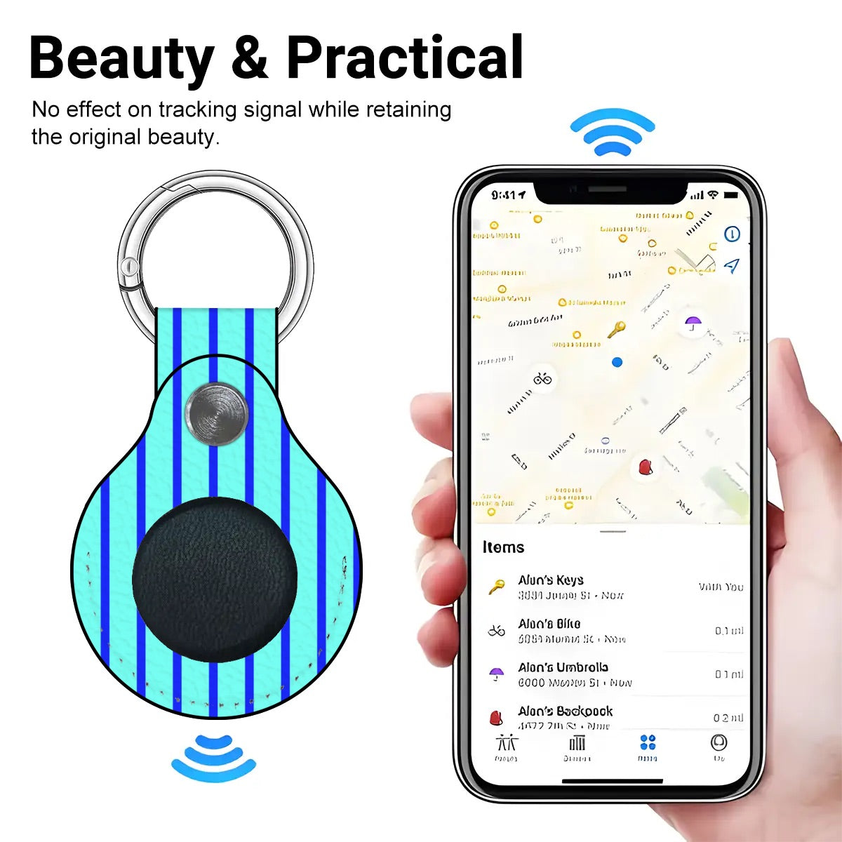 Bikini Bottom Airtag Holder