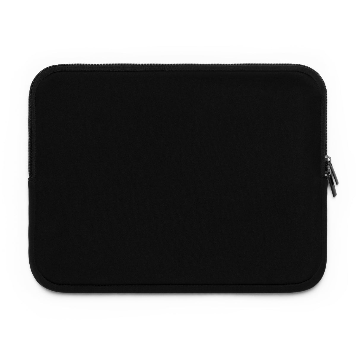 back side view of a Monogrammed neoprene laptop case 